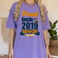 Senior Class Of 2019 Tshirt Graduation School Students Uncle Women's Comfort Colors T-Shirt Violet