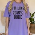 Senior Class 2019 Shirt High School College Graduation Women's Comfort Colors T-Shirt Violet