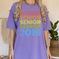 SENIOR CLASS 2019 T SHIRT High School Graduation Women's Comfort Colors T-Shirt Violet