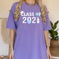 Senior Class Of 2021 Grad Shirt 2021 Graduation Women's Comfort Colors T-Shirt Violet