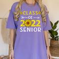 Senior Class Of 2022 Sunflower Graduation Seniors 22 Women's Comfort Colors T-Shirt Violet