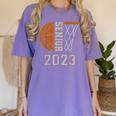 Senior Class Of 2023 Graduation Basketball Team Graduate Women's Comfort Colors T-Shirt Violet