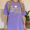 Senior Class Of 2023 Graduation Graduate Women's Comfort Colors T-Shirt Violet