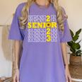 Senior Class Of 2023 Sunflower Graduation Seniors 23 Women's Comfort Colors T-Shirt Violet