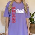 Senior Class Of 2026 Graduation Grad 26 Women's Comfort Colors T-Shirt Violet