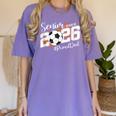Senior Dad Class Of 2026 Soccer Ball Graduation Women's Comfort Colors T-Shirt Violet