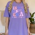 In My Senior Era Class Of 2025 Groovy Senior 2025 Graduation Women's Comfort Colors T-Shirt Violet