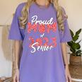 Senior Graduation Class Of 2023 Proud Mom Of 2023 Senior Women's Comfort Colors T-Shirt Violet