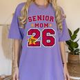 Senior Mom 2026 Proud Senior Mom Class Of 26 For Graduation Women's Comfort Colors T-Shirt Violet