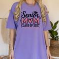 Senior Mom 2027 Class Of 2027 Graduation Proud Senior Mother Women's Comfort Colors T-Shirt Violet