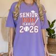 Senior Mom Class Of 2026 Graduate Baseball 2026 Graduation Women's Comfort Colors T-Shirt Violet