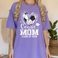 Senior Mom Class Of 2026 Soccer Graduation Heart Women's Comfort Colors T-Shirt Violet