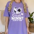 Senior Mommy Class Of 2026 Soccer Graduation Heart Premium Tri-Blend Women's Comfort Colors T-Shirt Violet