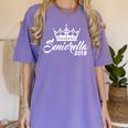 Seniorella 2019 T Shirt Senior Class Of 19 Graduation Women's Comfort Colors T-Shirt Violet