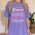 Sexy Freakin' Nurse Nursing T Shirt For RN Graduation Women's Comfort Colors T-Shirt Violet