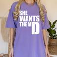 She Wants The MD Shirt Medical Graduation Doctor Women's Comfort Colors T-Shirt Violet
