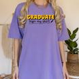 Sign My Shirt Graduate I Sign Sign School Graduation Women's Comfort Colors T-Shirt Violet
