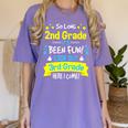So Long 2nd Grade Here I Come 3rd Grader Graduation Women's Comfort Colors T-Shirt Violet