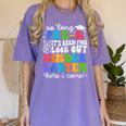 So Long Pre K Graduation Kindergarten Here I Come Kids 2024 Women's Comfort Colors T-Shirt Violet