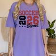 Soccer Senior Night Soccer Senior 2026 Graduation 71 Women's Comfort Colors T-Shirt Violet