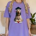 Spinone Italiano Dog Graduation Cap School Graduate Owner Men Women Kids Women's Comfort Colors T-Shirt Violet