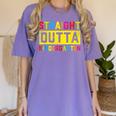 Straight Outta Kindergarten TShirt Graduation Kid Women's Comfort Colors T-Shirt Violet