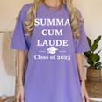 Summa Cum Laude Class Of 2025 Distinction Degree Graduation Women's Comfort Colors T-Shirt Violet