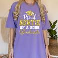 Super Proud Auntie Of 2025 Graduate Senior Graduation Family Women's Comfort Colors T-Shirt Violet