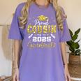 Super Proud Cousin Of 2025 Graduate Senior Graduation Family Women's Comfort Colors T-Shirt Violet