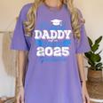 Super Proud Daddy Of 2025 Graduate Senior Graduation Family Women's Comfort Colors T-Shirt Violet