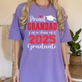 Super Proud Grandad Of 2025 Graduate Graduation Family Premium Women's Comfort Colors T-Shirt Violet