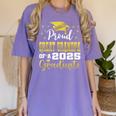 Super Proud Great Grandpa Of 2025 Graduate Graduation Family Premium Women's Comfort Colors T-Shirt Violet