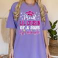 Super Proud Little Cousin Of 2025 Graduate Graduation Family Premium Tri-Blend Women's Comfort Colors T-Shirt Violet