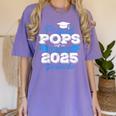 Super Proud Pops Of 2025 Graduate Senior Graduation Family Women's Comfort Colors T-Shirt Violet