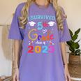 I Survived 5th Grade Graduation Class 2023 Elementary Women's Comfort Colors T-Shirt Violet