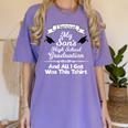 I Survived My Son's High School Graduation Shirt Graduate Women's Comfort Colors T-Shirt Violet