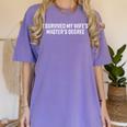 I Survived My Wifes Masters Degree Graduation Women's Comfort Colors T-Shirt Violet