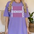Swimming Senior Night Swimming Senior 2025 Graduation 40 Women's Comfort Colors T-Shirt Violet
