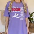 Swimming Team Senior Class Of 2025 Graduation 2025 Women's Comfort Colors T-Shirt Violet