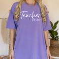 Teacher Est 2019 Shirt For Women Cute Graduation Men Women's Comfort Colors T-Shirt Violet