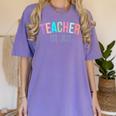 TEACHER Teacher Graduation Kindergarten Teacher 2022 Women's Comfort Colors T-Shirt Violet