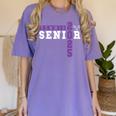 Tennis Senior Night Tennis Senior 2025 Graduation 43 Women's Comfort Colors T-Shirt Violet
