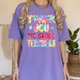 Thank You 1st Grade Teachers Graduation Last Day Of School Women's Comfort Colors T-Shirt Violet