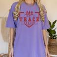 Track Senior Night Track Senior 2025 Graduation 36 Women's Comfort Colors T-Shirt Violet