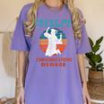 Trust Me I'Ve Got A Communications Degree College Graduation Women's Comfort Colors T-Shirt Violet