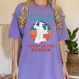 Trust Me I'Ve Got A Human Services Degree College Graduation Women's Comfort Colors T-Shirt Violet