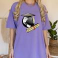 Valedictorian University Of Hard Knocks Graduation Tshirt Women's Comfort Colors T-Shirt Violet