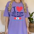 Vet Tech I Love Veterinary Technician Graduation Women's Comfort Colors T-Shirt Violet