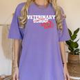 Veterinary School Graduation Class Of 2018 Women's Comfort Colors T-Shirt Violet