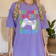 VIDEO GAMER Graduation Student Teacher Last Day School Kids Women's Comfort Colors T-Shirt Violet